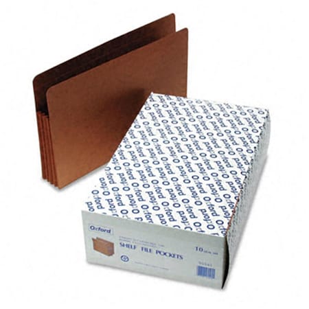 Esselte Pendaflex Heavy-Duty 3 Expansion File Straight Cut Red Fiber Legal 10/Pack 95545